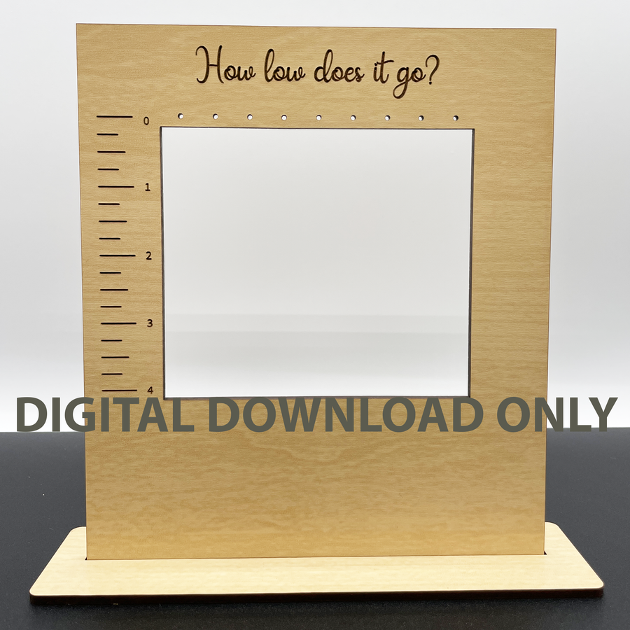 DIGITAL DOWNLOAD FOR LASER CUTTING - Earring size stands